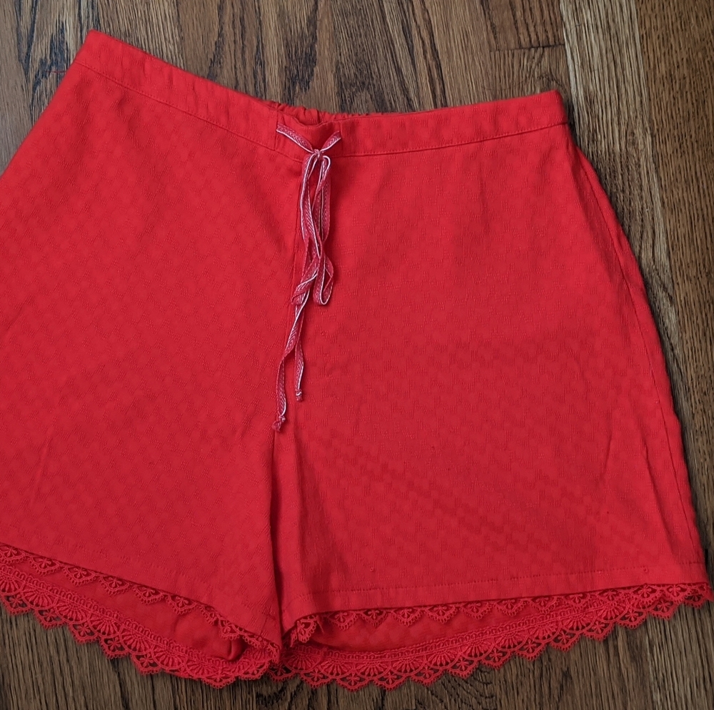 Red shorts
